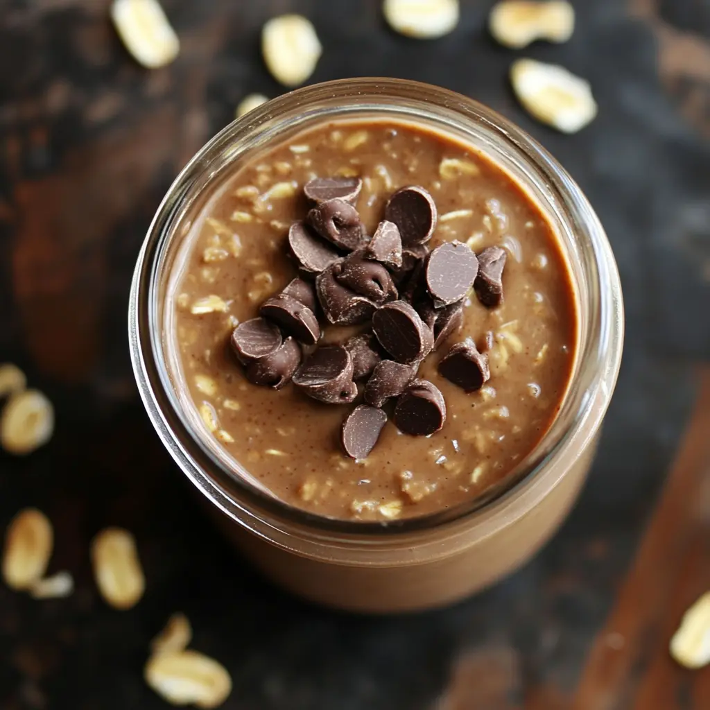 Chocolate Peanut Butter Overnight Oats – Ciifood